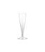 Lot de 6 Flûtes à Champagne Réutilisable Plastique 14cl Transparent-2