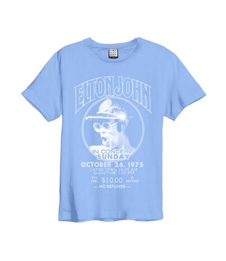 Amplified - T-shirt LIVE IN CONCERT - Adulte (Bleu) - UTGD447