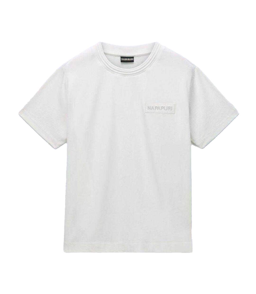 Womens/ladies Clarao Regular T-shirt White Napapijri-2