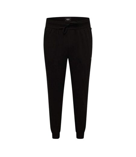 Mens Pete G Waffle Joggers Black Boss