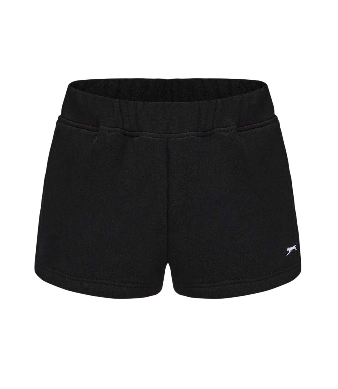 Womens/ladies Fleece Shorts Black Slazenger-1