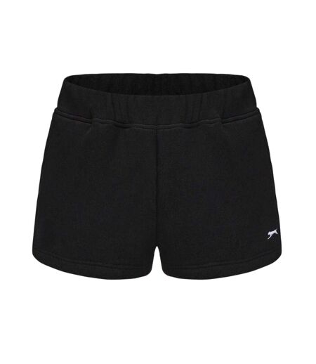 Womens/ladies Fleece Shorts Black Slazenger