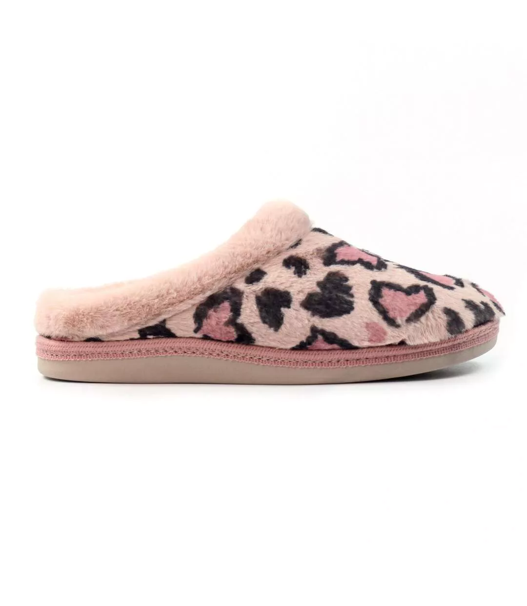 Chaussons Mules Frutti Femme Rose Lunar-4