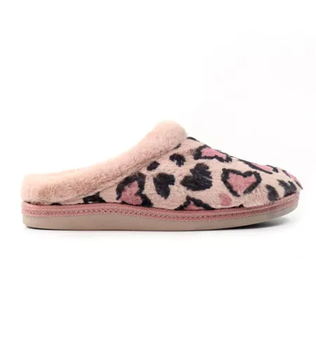 Chaussons Mules Frutti Femme Rose Lunar