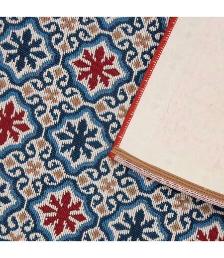 Tapis de Cuisine Antidérapant Océania 60x90cm Bleu