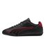 Mens Catch Ferrari Suede Trainers Black Red Puma-3