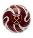 West Ham United FC - Ballon de foot COSMOS (Bordeaux / Bleu clair / Blanc) (Taille 5) - UTTA9664