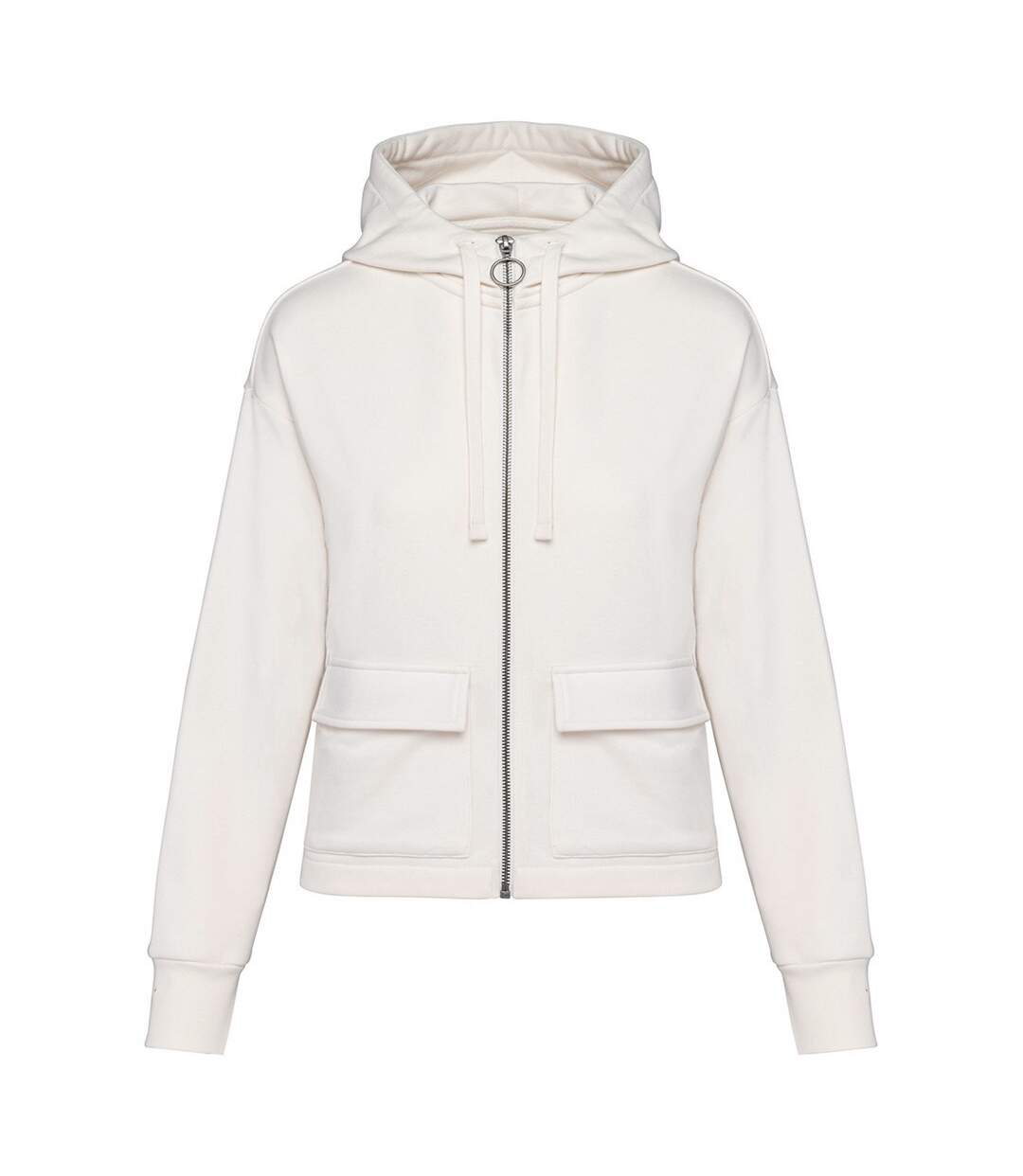 Veste À Capuche Femme Blanc Cassé Native Spirit-1