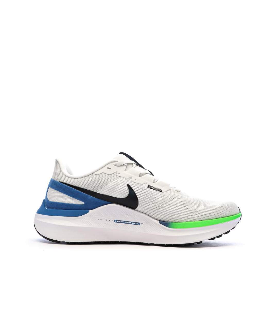 Chaussures de running blanc/bleu homme nike air zoom structure 25-2