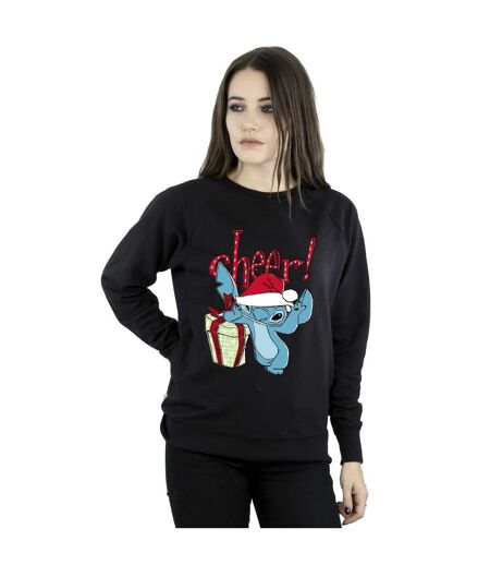 Disney - Sweat LILO AND STITCH CHEER - Femme (Noir) - UTBI22681