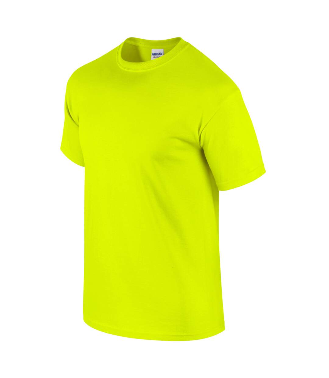 T-shirt adulte vert fluo Gildan