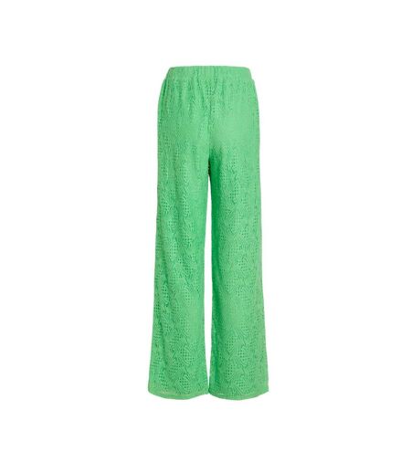 Pantalon fluide vert femme vila vibegena