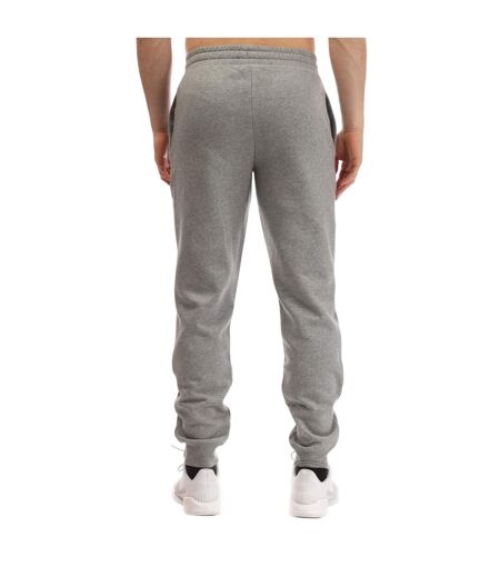 Mens Logo Cuffed Ankle Jogging Bottoms Grey Puma