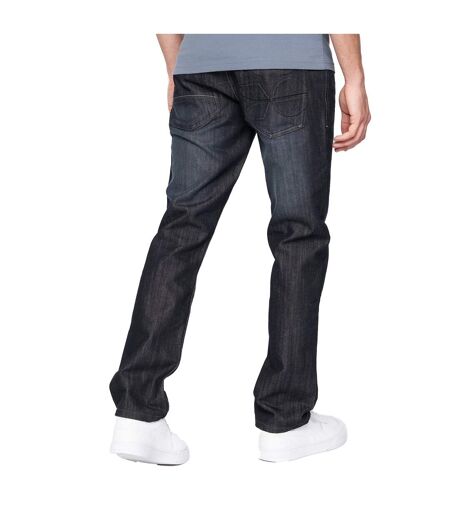 Jean New Techno Homme Bleu Foncé Délavé Crosshatch