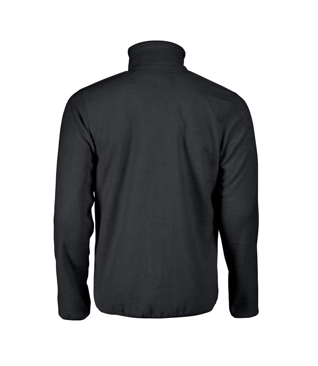 Mens Rocket Full Zip Fleece Jacket Black Printer-2