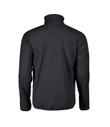 Mens Rocket Full Zip Fleece Jacket Black Printer