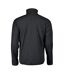 Mens Rocket Full Zip Fleece Jacket Black Printer-2