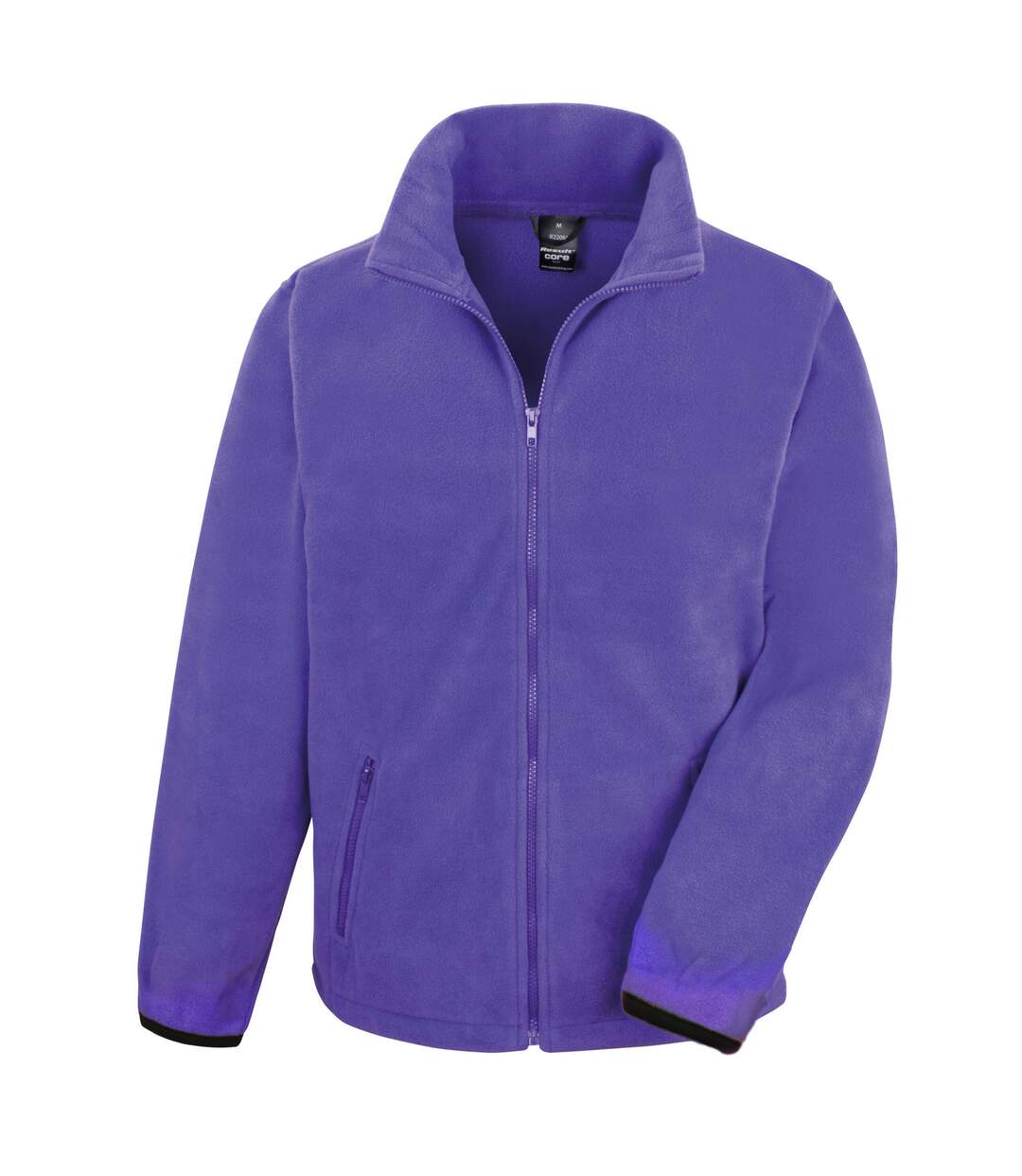 Mens norse outdoor fleece jacket purple Result Core-1