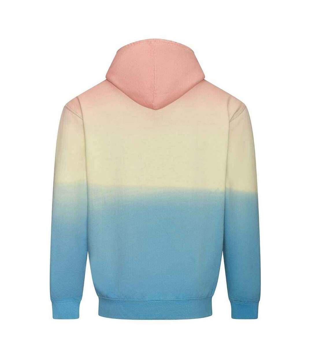 Sweat À Capuche Adulte Orange Jaune Bleu Awdis-2
