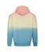 Sweat À Capuche Adulte Orange Jaune Bleu Awdis-2