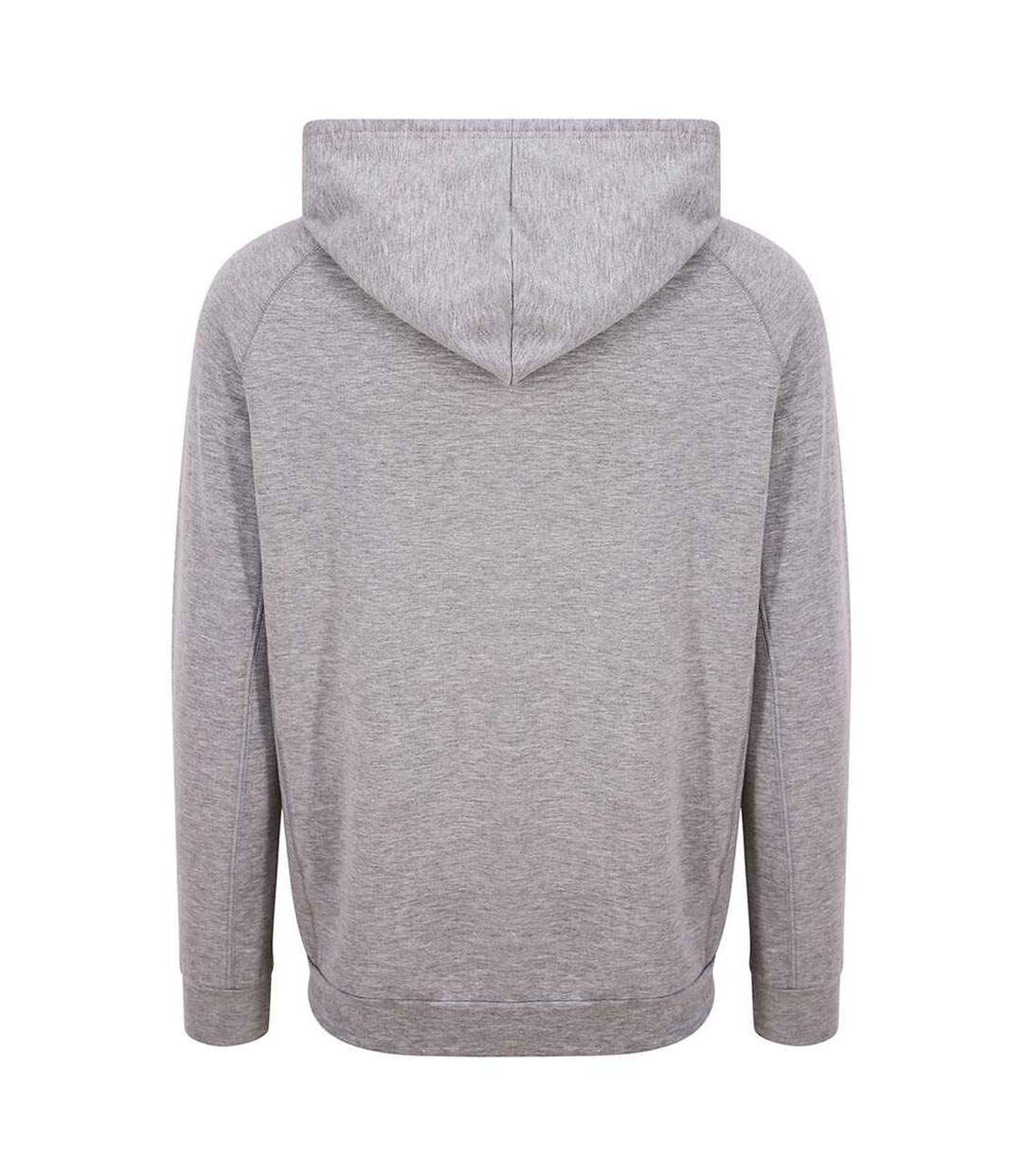 Sweat à capuche just cool fitness homme gris AWDis-2