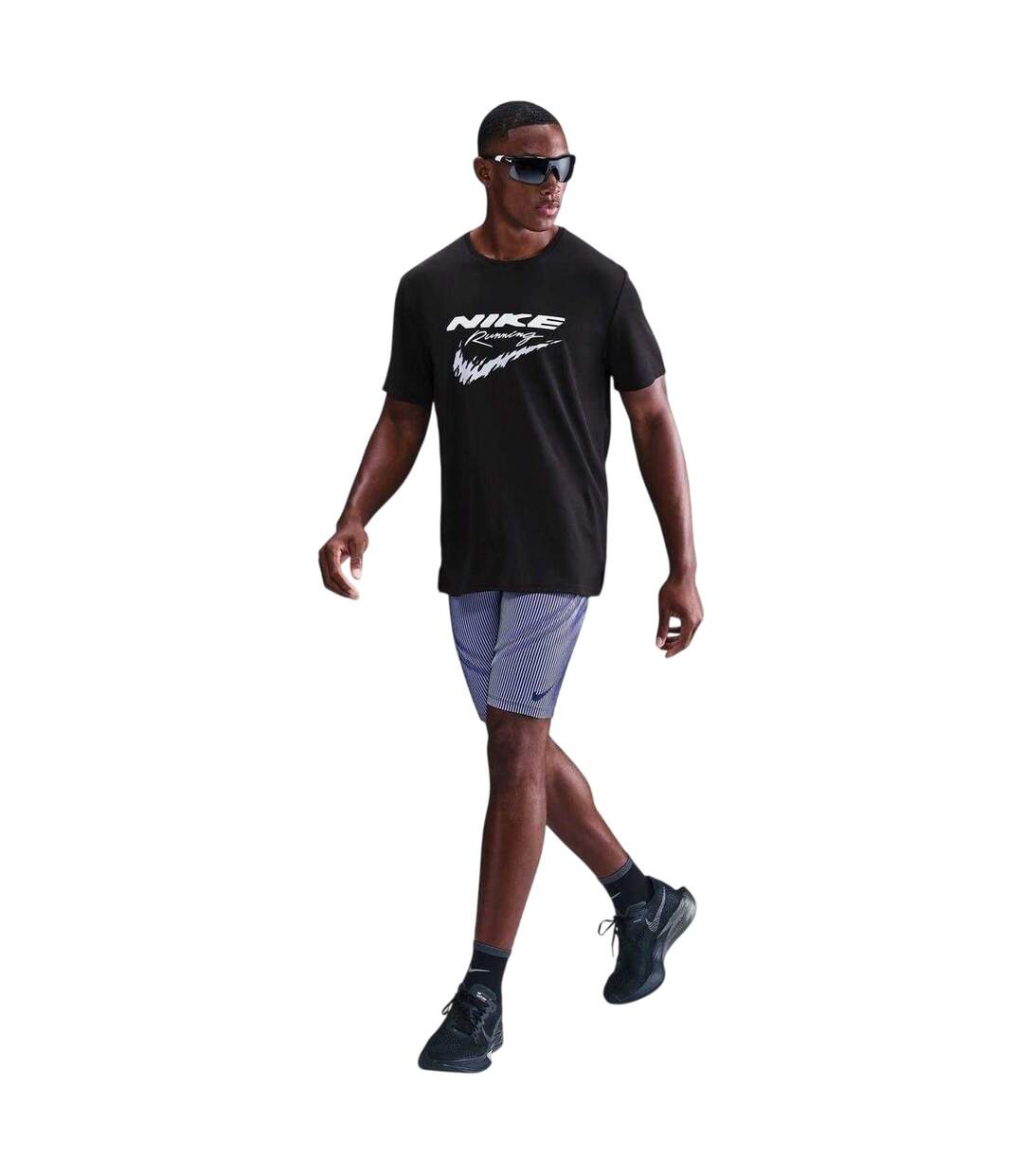 T-shirt Miler Homme Noir Nike-1