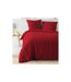 Parure de Lit 3 Pièces Cleo 240x220cm Rouge-1