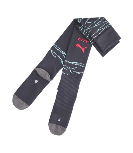 Mens Manchester City Fc Replica Football Socks Dark Navy Puma