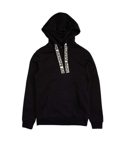 Sweat à capuche femme noir Hype