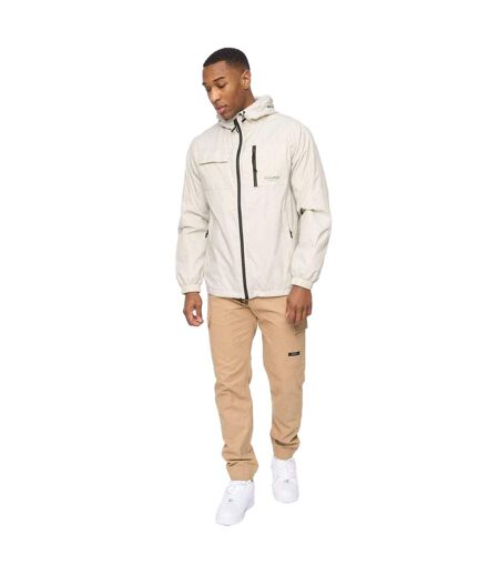 Veste Utilate Homme Beige Gris Crosshatch