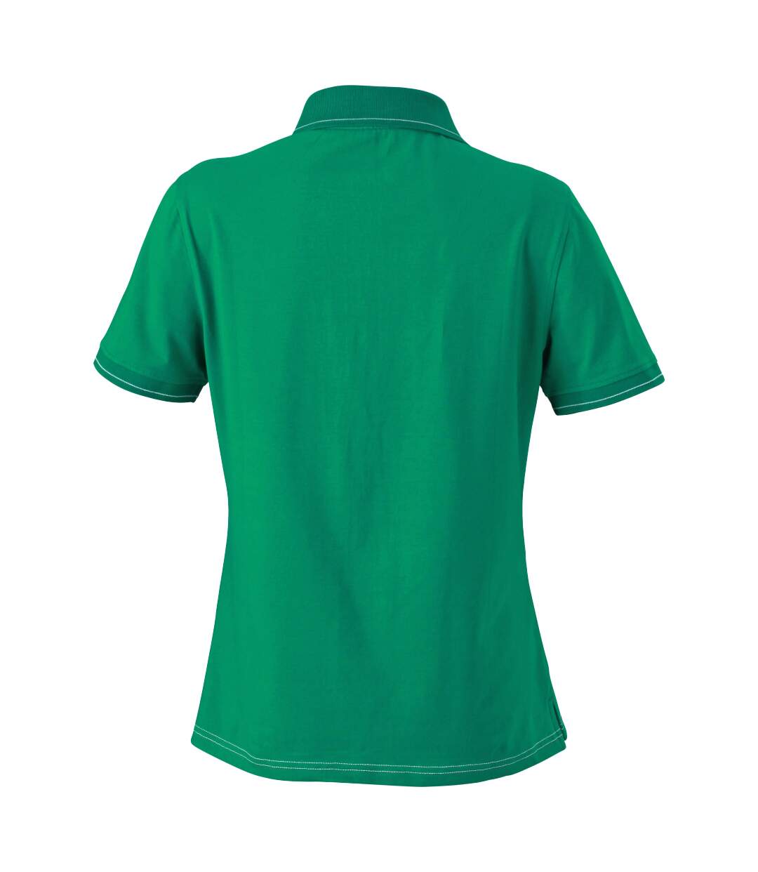 Polo Femme Vert Irlandais Blanc James And Nicholson-2