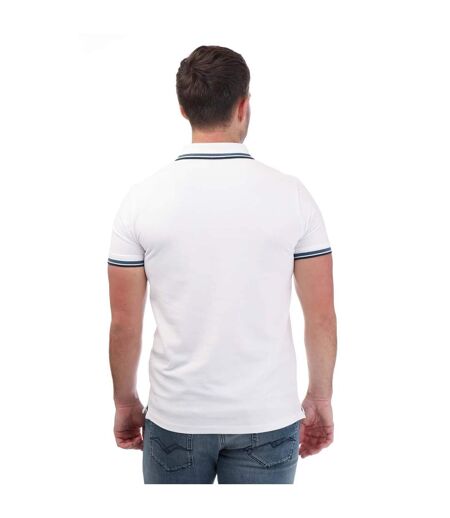 Polo manches courtes adulte blanc Timberland