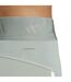Womens/ladies Hyperglam 3 Stripes Shorts Linen Green Adidas-4