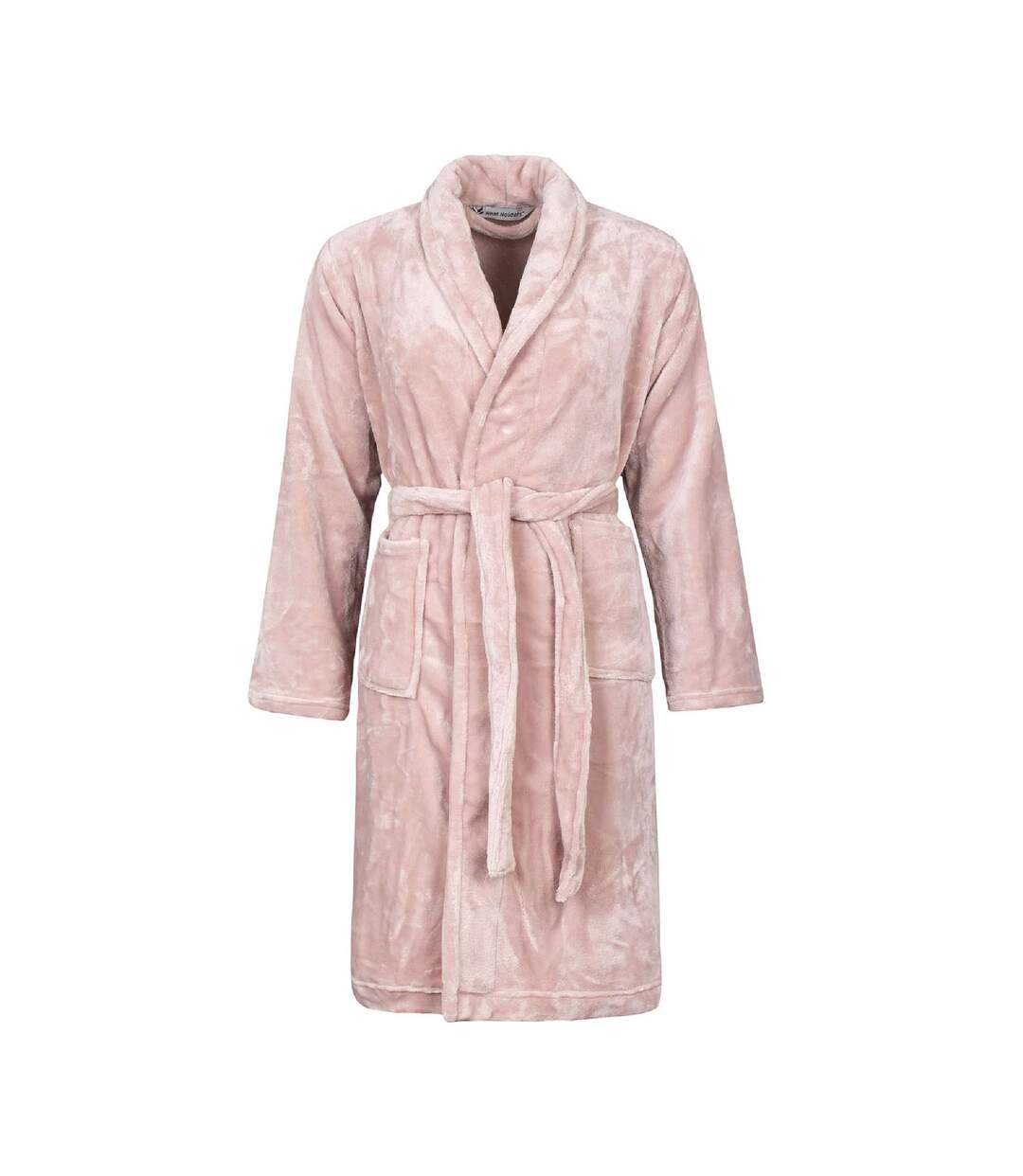 Ladies Soft Fleece Warm Bathrobe Dressing Gown for Winter-1