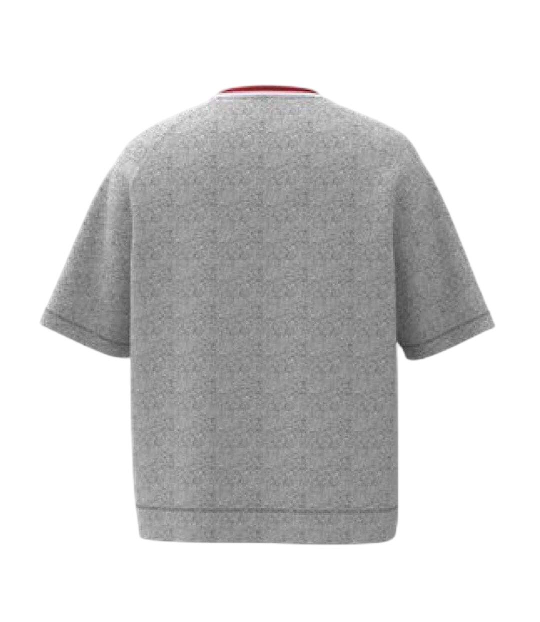 Sweat Manches Courtes Homme Gris Hugo Boss-3