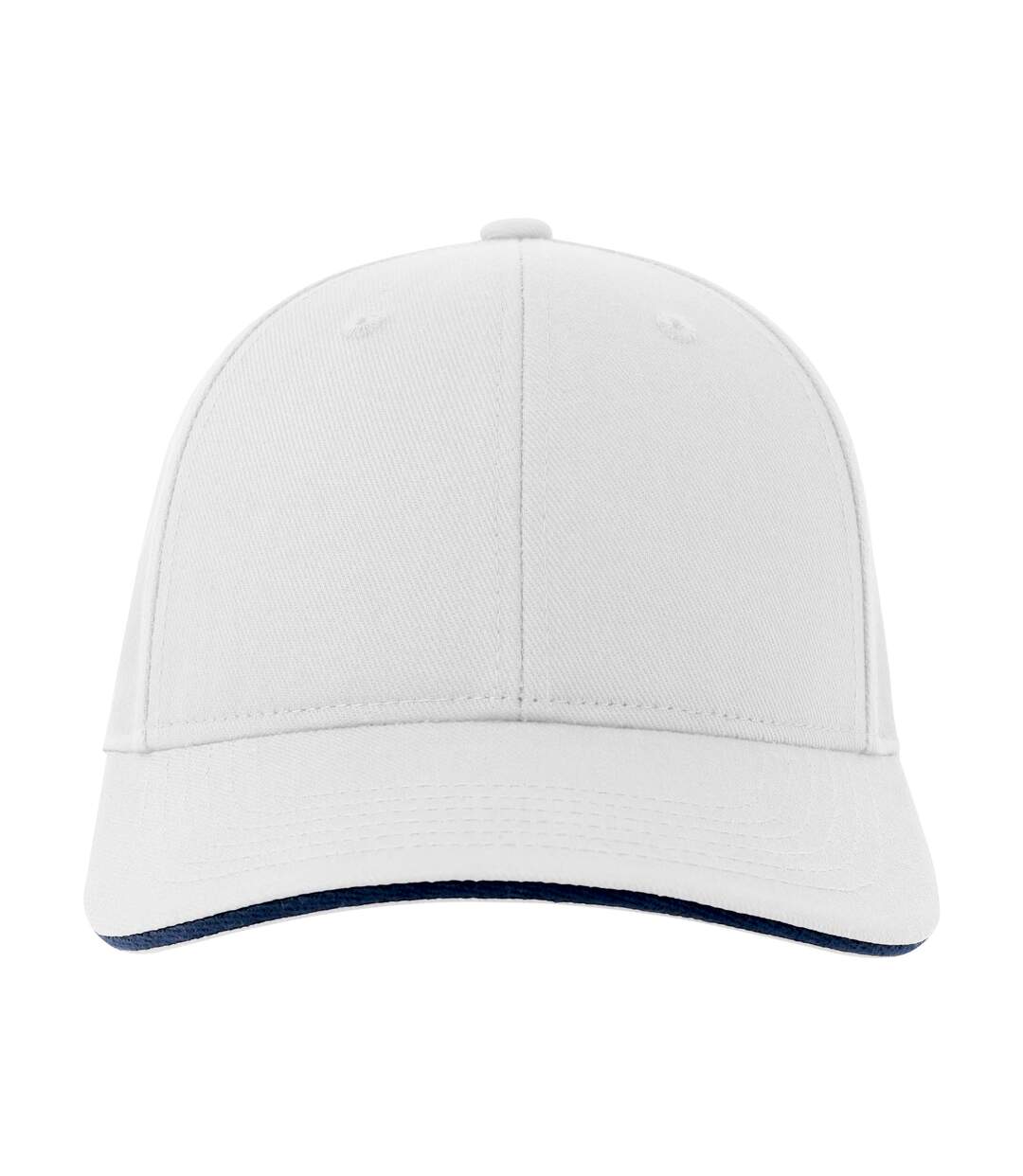 Casquette liberty sandwich adulte blanc / bleu marine Atlantis-4