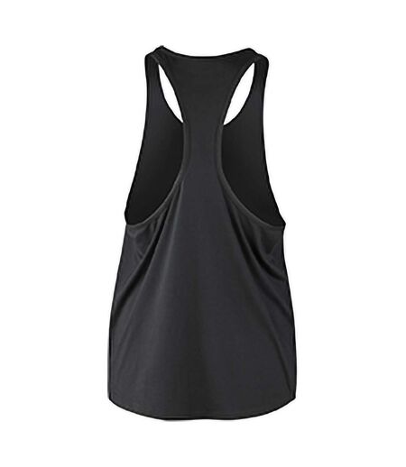 Spiro Womens/Ladies Impact Softex Tank Top (Black) - UTPC2626