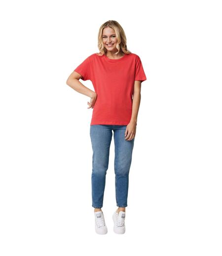 Womens/ladies Yala Recycled Cotton Lightweight T-shirt Natural Raw Iqoniq