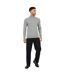 Pull Manches Longues Homme Gris Pâle Chiné Brave Soul-1