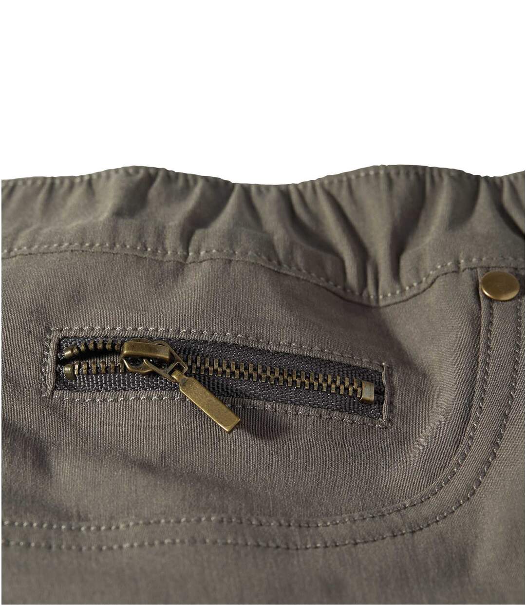 Kaki stretch tregging-5