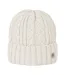 Bonnet À Revers Motif/style Tricoté Brock Femme Blanc Cassé Craghoppers-1