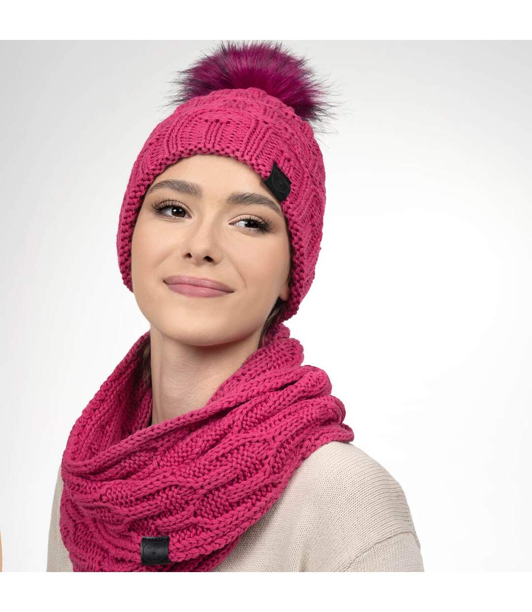 Ensemble Snood Bonnet Maribel  - Fabriqué en UE