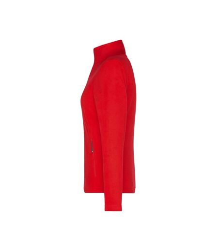 Veste Polaire Femme Rouge James And Nicholson
