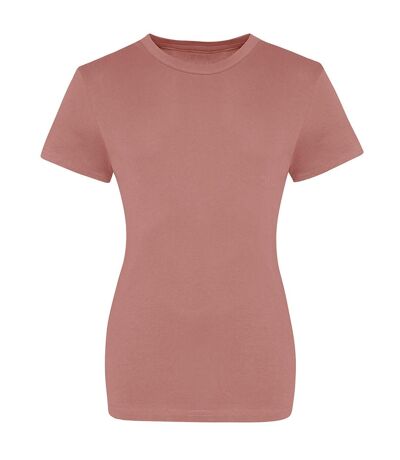 AWDis Just Ts Womens/Ladies The 100 Girlie T-Shirt (Dusty Pink) - UTPC4080