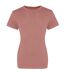AWDis Just Ts Womens/Ladies The 100 Girlie T-Shirt (Dusty Pink) - UTPC4080