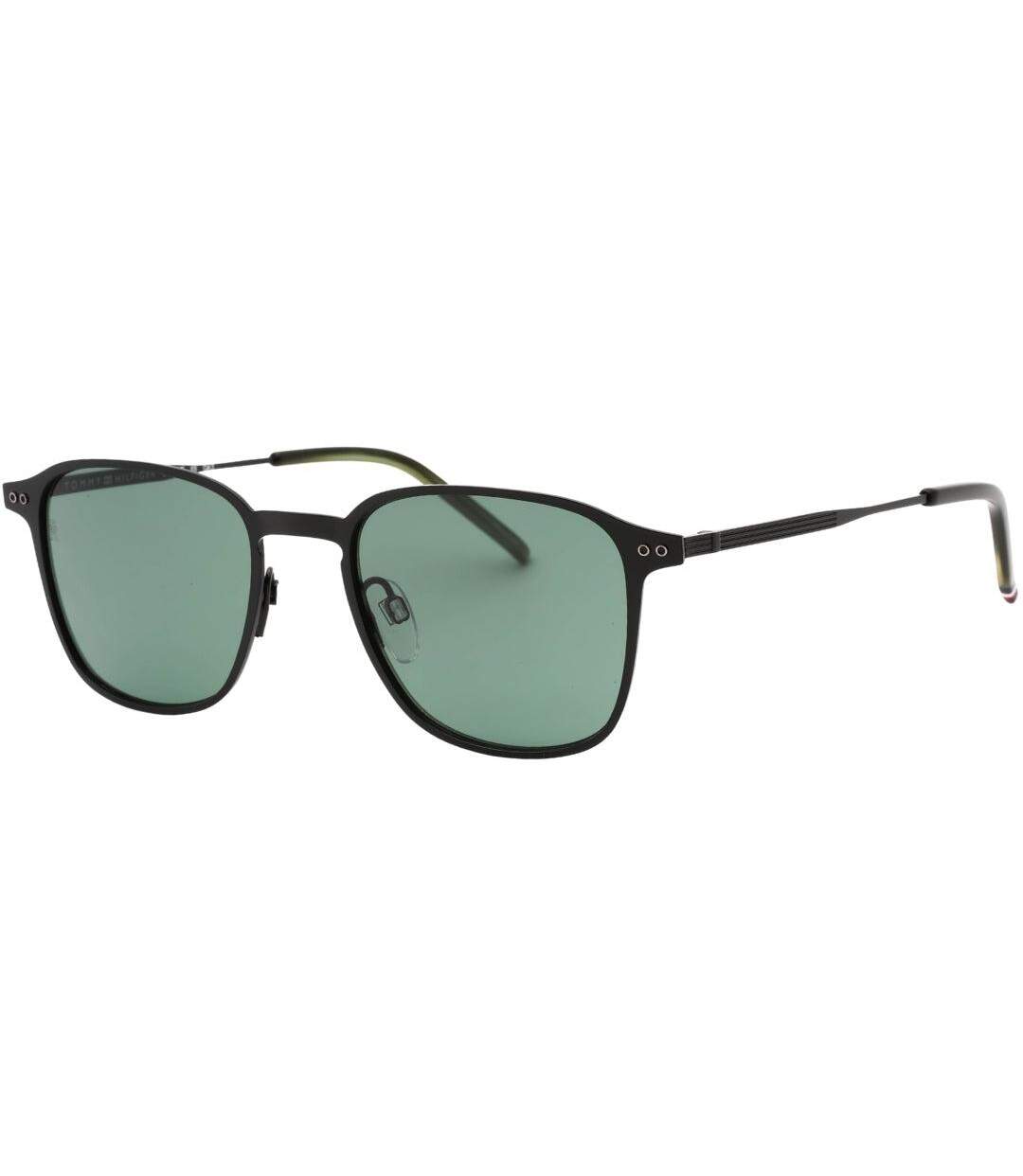 Lunettes De Soleil Motif Mat Homme Taille Unique Noir Vert Tommy Hilfiger-2