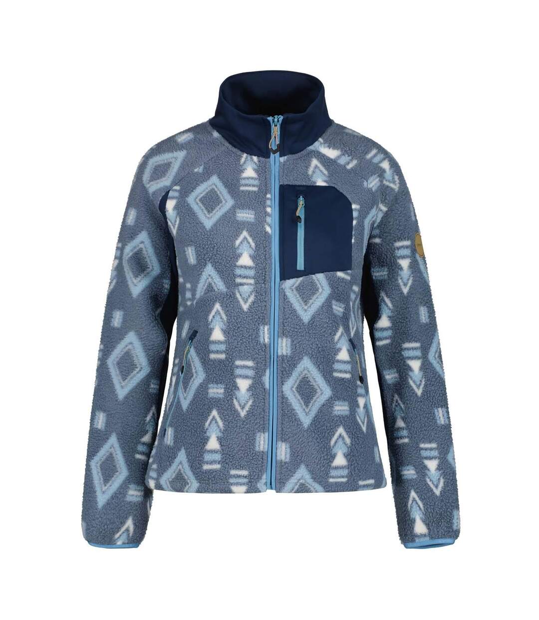 Veste Polaire Millstadten Femme Bleu Icepeak-1