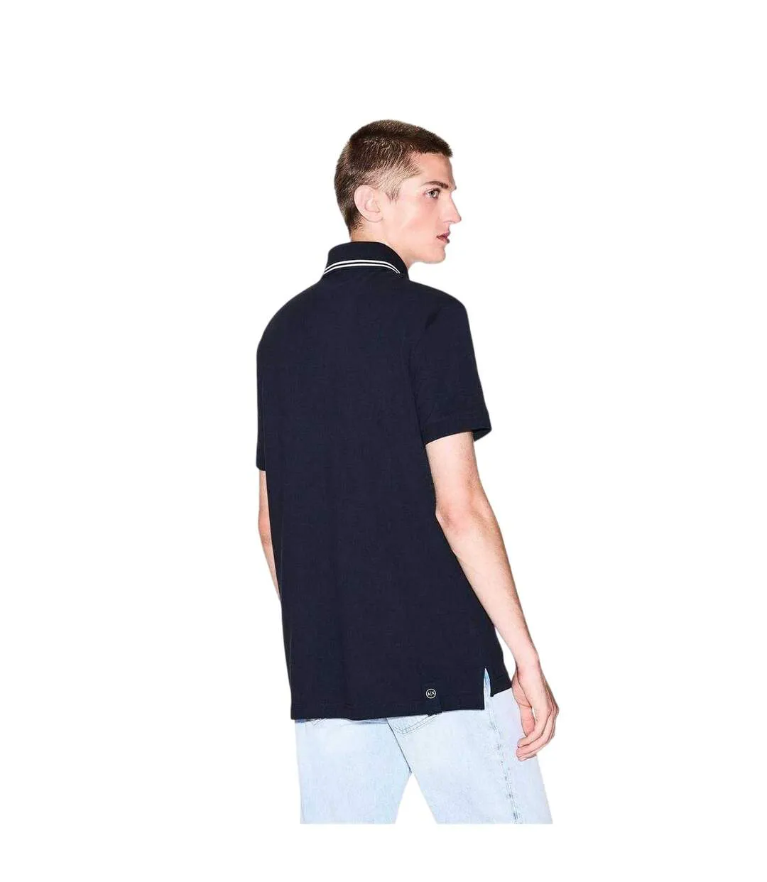 Polo Homme Bleu Marine Armani Exchange-2