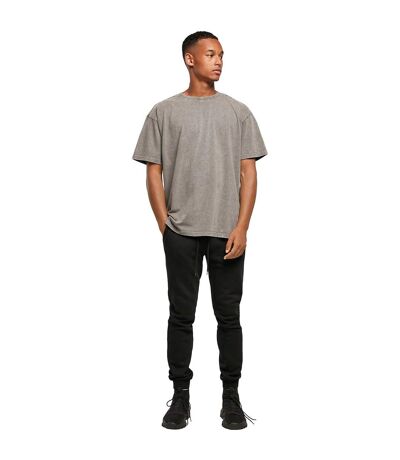 Build Your Brand Mens Heavyweight Oversized T-Shirt (Asphalt) - UTRW8351
