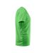 Mens Run Active T-shirt Lime Printer RED-4